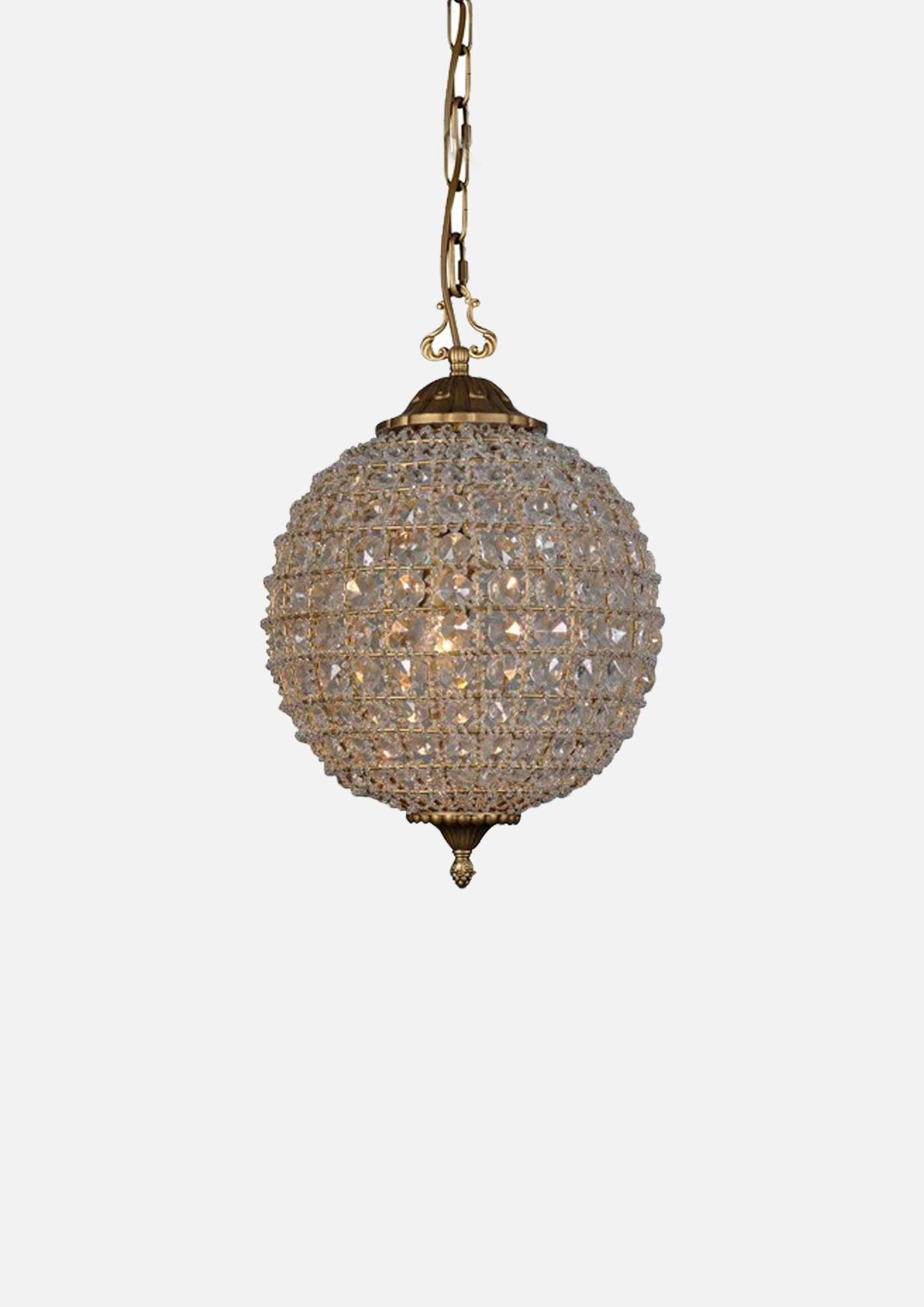 Orb Antique Chandelier Small