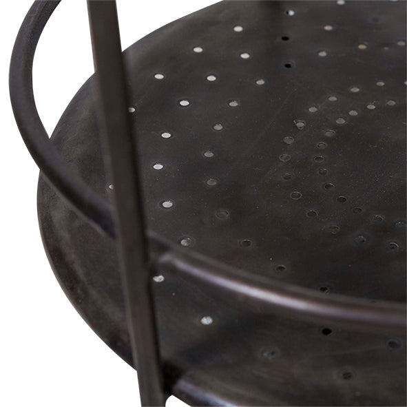 Iron 2 Tiered Round Table