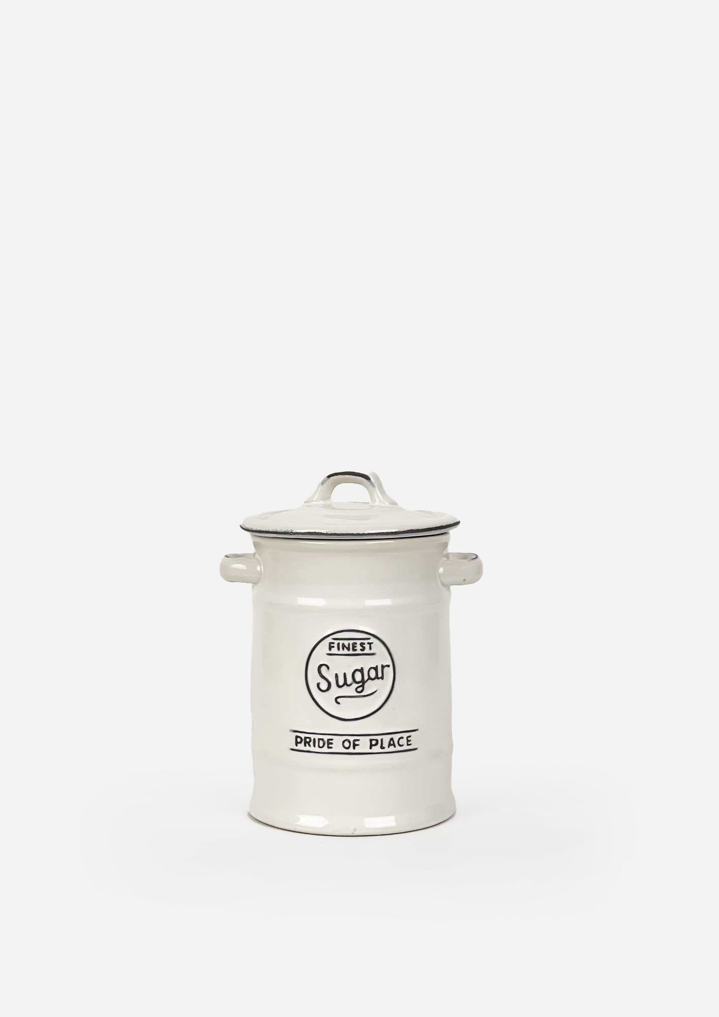 PP White Sugar Jar