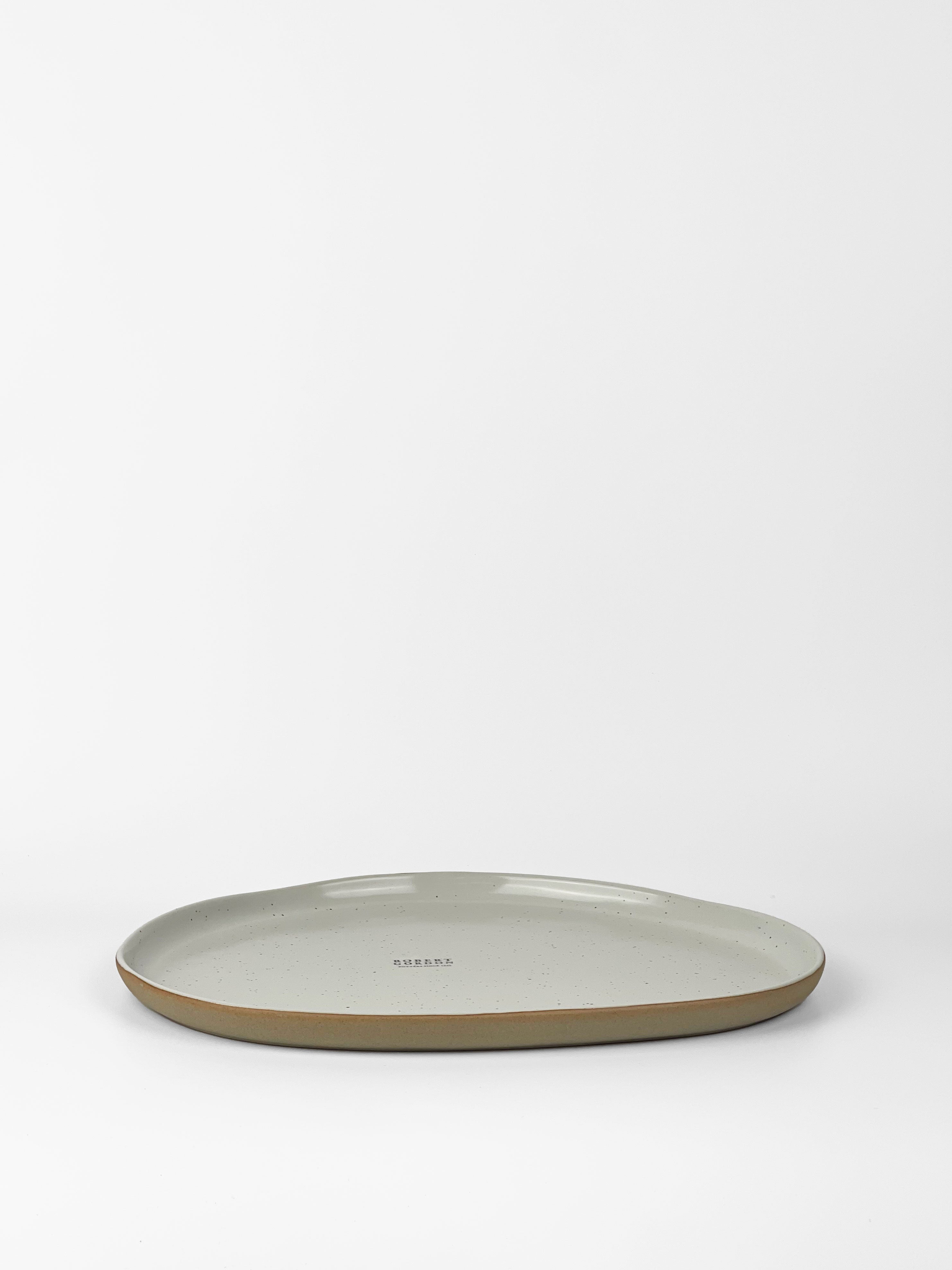 White Speckle Round Platter - Table of Plenty