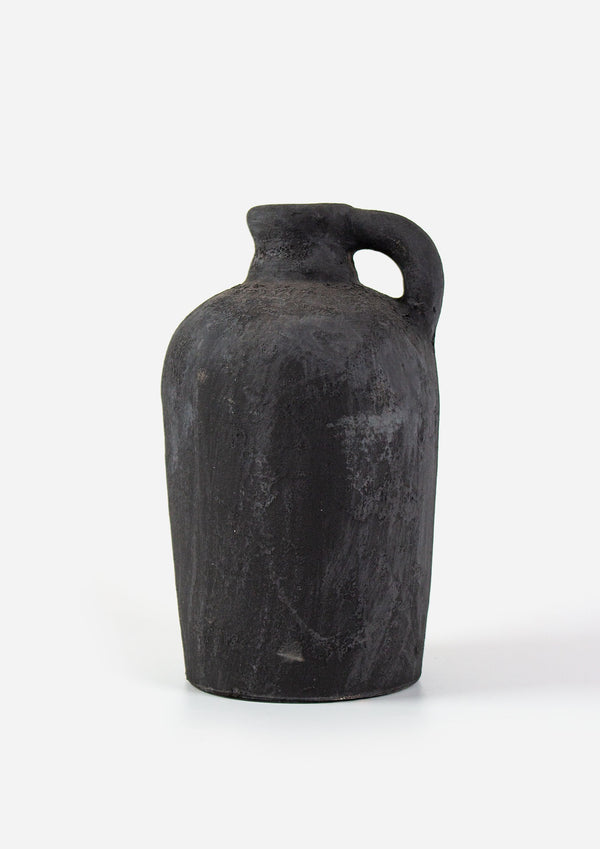 Weathered Black Vase