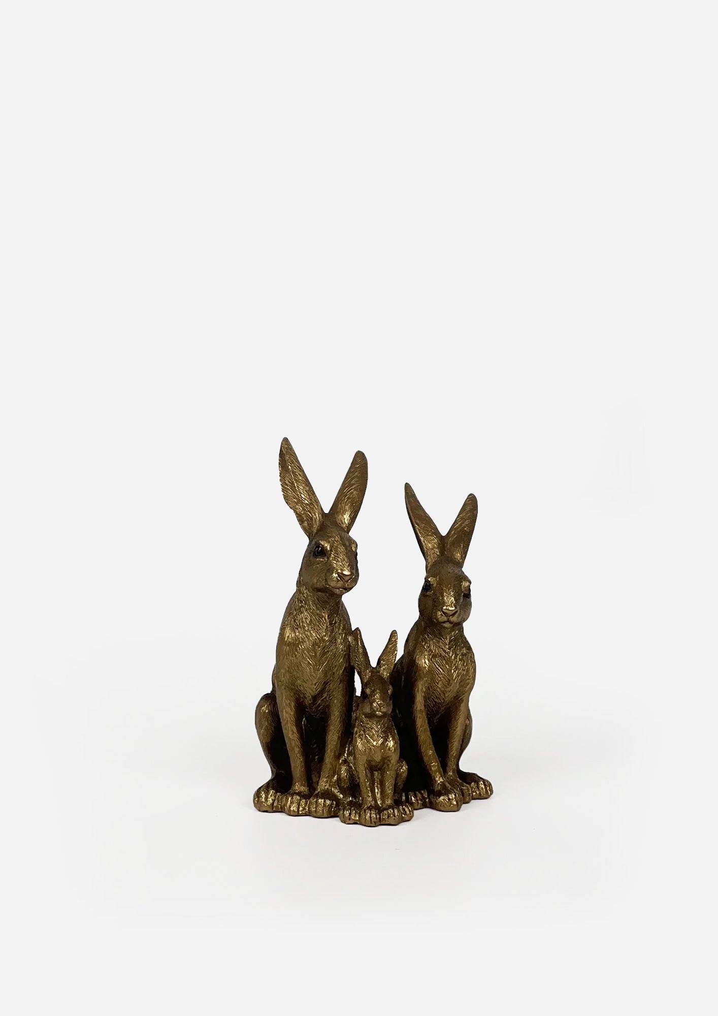 Reflections Bronze Hare Family