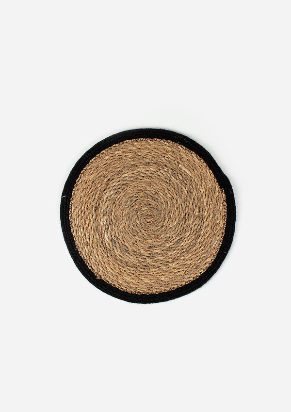 Round Seagrass & Jute Placemat