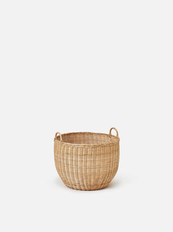 Round Rattan Natural Basket