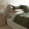 100% Linen Duvet Set - Lichen