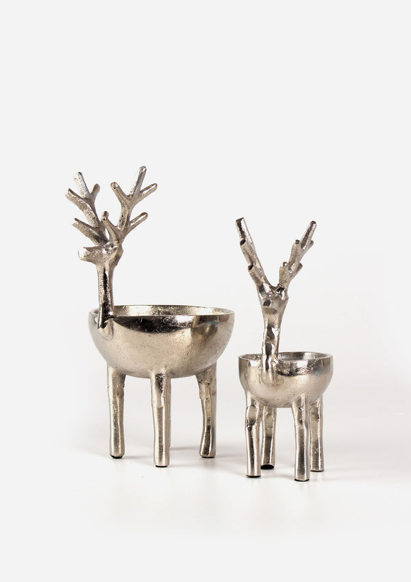 PRE ORDER • Reindeer Silver Sweets Bowl