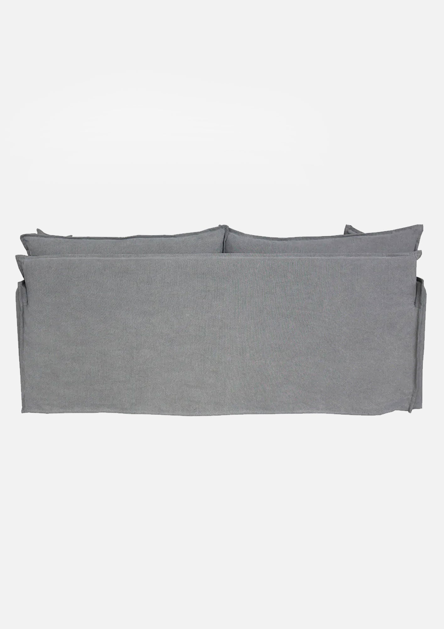 Wallace Slip Cover Sofa | Dark Grey