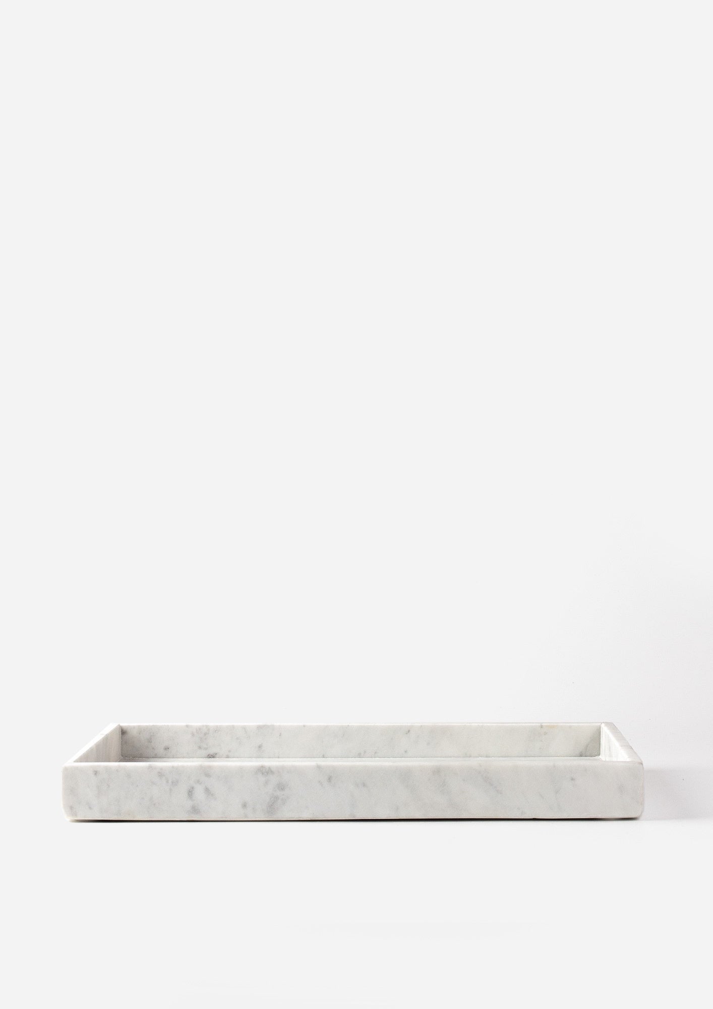 White Carrara Tray
