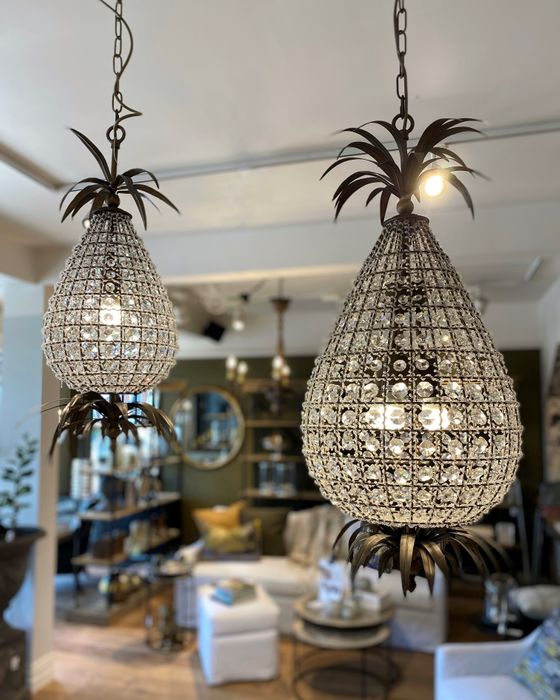 Small Crystal Pineapple Chandelier